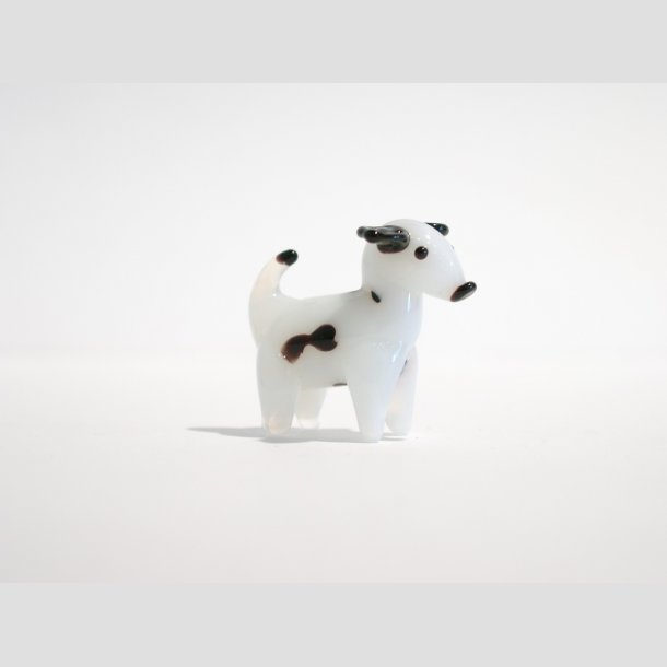 Glasdyr - Mini Hund - 6 Farver - 4cm ID Deko2