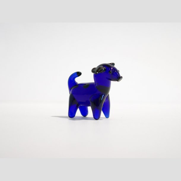 Glasdyr - Mini Hund - 6 Farver - 4cm ID Deko5