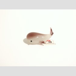 Hval - Mini Glas Hvaler - 4cm