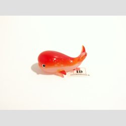 Hval - Mini Glas Hvaler - 4cm