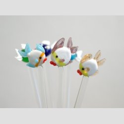 Dekoration Pinde - Fisk / Spids - 14cm - 1 St 6 Asst.