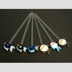 Dekoration Pinde - Fisk / Spids - 14cm - 1 St 6 Asst.