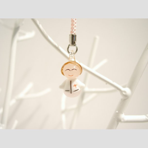 Glas Figurer - Tiny Vedhng - 9cm (med snor) ID Deko3