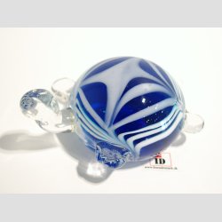 Glaskunst Skildpadder - Store Runde Glas Skildpadder - 9cm