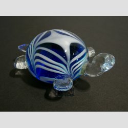 Glaskunst Skildpadder - Store Runde Glas Skildpadder - 9cm