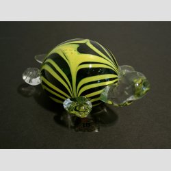 Glaskunst Skildpadder - Store Runde Glas Skildpadder - 9cm