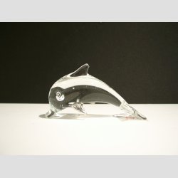 Stende Klar Glas Delfin