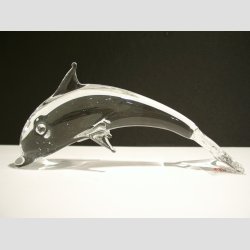 Stende Klar Glas Delfin
