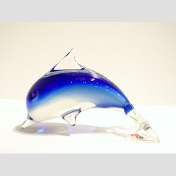 Delfiner - Stende Klar/Bl Glas Delfiner