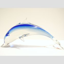 Delfiner - Stende Klar/Bl Glas Delfiner