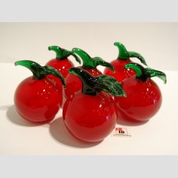 bler - Klar Mrke Rde Glas bler - Massive - 5-6cm