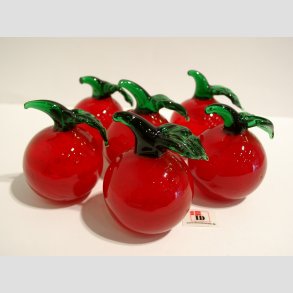 bler - Klar Mrke Rde Glas bler - Massive - 5-6cm