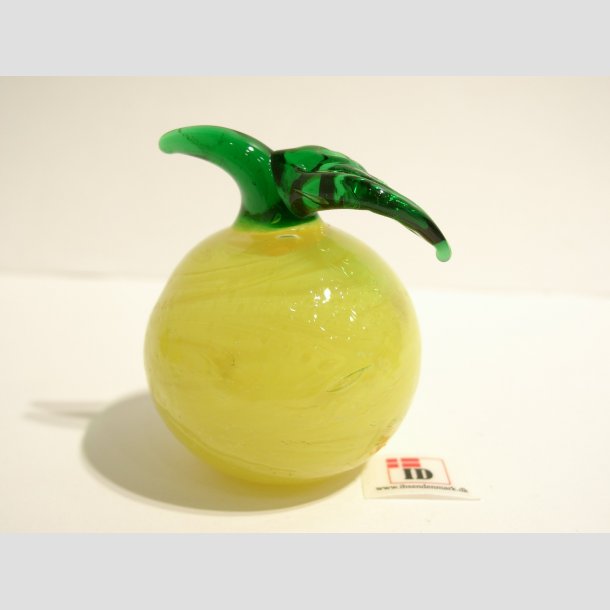 Glas bler - Gul - Massive - 5-6cm Frugt1