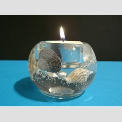 Stearinlys Seaside Memories - Mercur Golden Coast - H5 D7cm