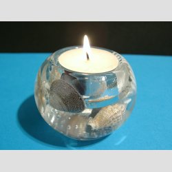 Stearinlys Seaside Memories - Mercur Golden Coast - H5 D7cm