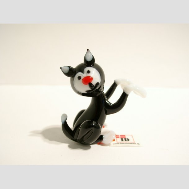 Kat Glasfigur - Legende Glas Katte - 5cm ID Deko1