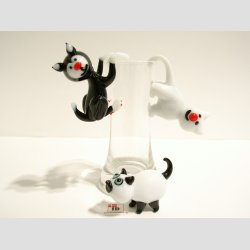 Kat Glasfigur - Legende Glas Katte - 5cm