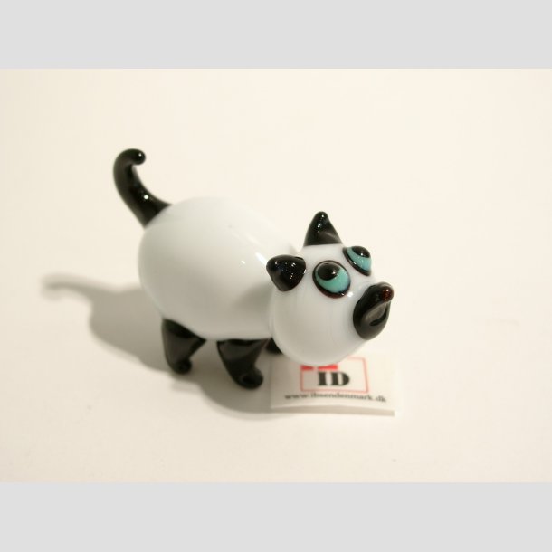 Kat Glasfigur - Legende Glas Katte - 5cm ID Deko2