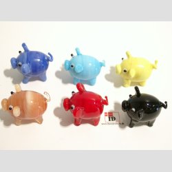 Glas Gris - Aflang - 3cm