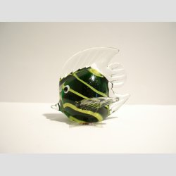 Fisk - Glas Fisk med Bred Finne - 6-7cm