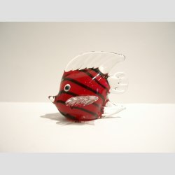 Fisk - Glas Fisk med Bred Finne - 6-7cm