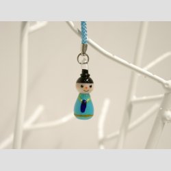 Glas Figurer - Tiny Vedhng - 10cm (med snor)