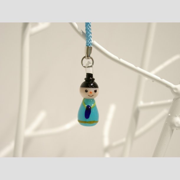 Glas Figurer - Tiny Vedhng - 10cm (med snor) ID Deko1