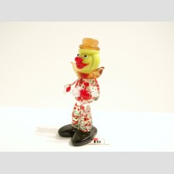 Klovn - Med Gul Hoved og Brun Hat - 7cm