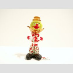Klovn - Med Gul Hoved og Brun Hat - 7cm