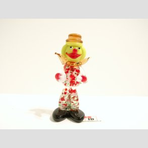 Klovn - Med Gul Hoved og Brun Hat - 7cm