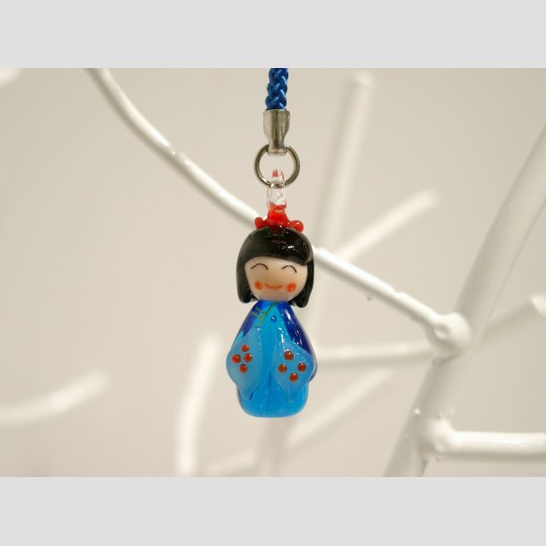 Glas Figurer - Tiny Vedhng - 10cm (med snor) ID Deko2