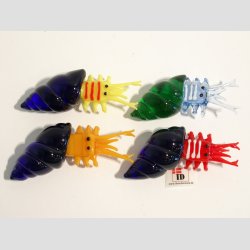 Glas Reje - I Rejehus - 7cm - St Med 4 Asst.