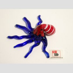 Glas Blksprutter - Med Lange Tentakler - 7cm - St Med 4 Asst.