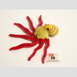 Glas Blksprutter - Med Lange Tentakler - 7cm - St Med 4 Asst.