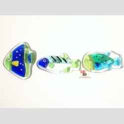Glas Magnet - Fisk - 5,50cm