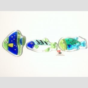 Glas Magnet - Fisk - 5,50cm