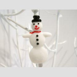 Julepynt - Jule Magneter Figur I Glas - 5-6cm