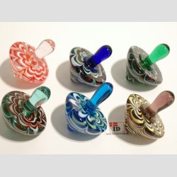 Snurretoppe i Glas - 4cm