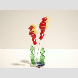 Shest - Dobbelte Sheste i Sgrs - 6 Farver - 8,5cm