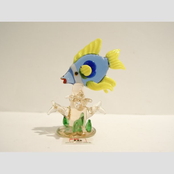 Fisk i Sgrs og Koraller - 7cm Bl&aring;