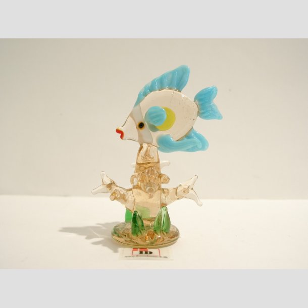 Fisk i Sgrs og Koraller - 7cm Lysebrun