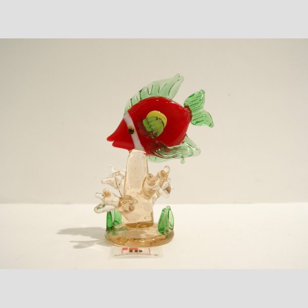 Fisk i Sgrs og Koraller - 7cm R&oslash;d