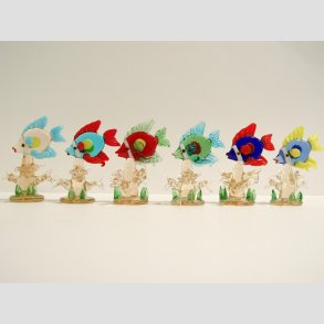 Fisk i Sgrs og Koraller - 7cm