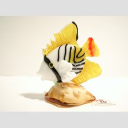 Glas Fisk - P Koral Sten - 7cm