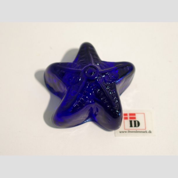Sstjerner - Glas Sstjerne - 4-5cm Bl&aring;