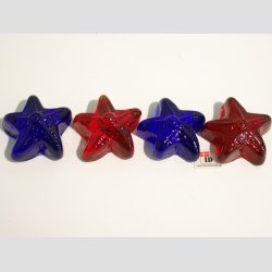 Sstjerner - Glas Sstjerne - 4-5cm