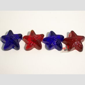 Sstjerner - Glas Sstjerne - 4-5cm