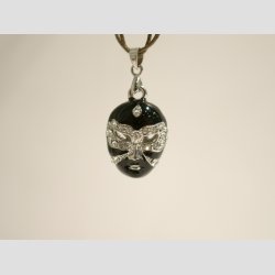 Masker - Forgyldt Smykke Vedhng - Ansigt / Maske - 2cm