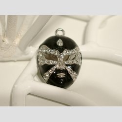 Mask - Smykke Vedhng - Forgyldt Ansigt / Mask - 4cm