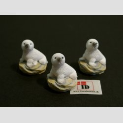 Slunge - Baby Sl - Hvid Tiny Mini 2cm - 1 St Med 3 Stk